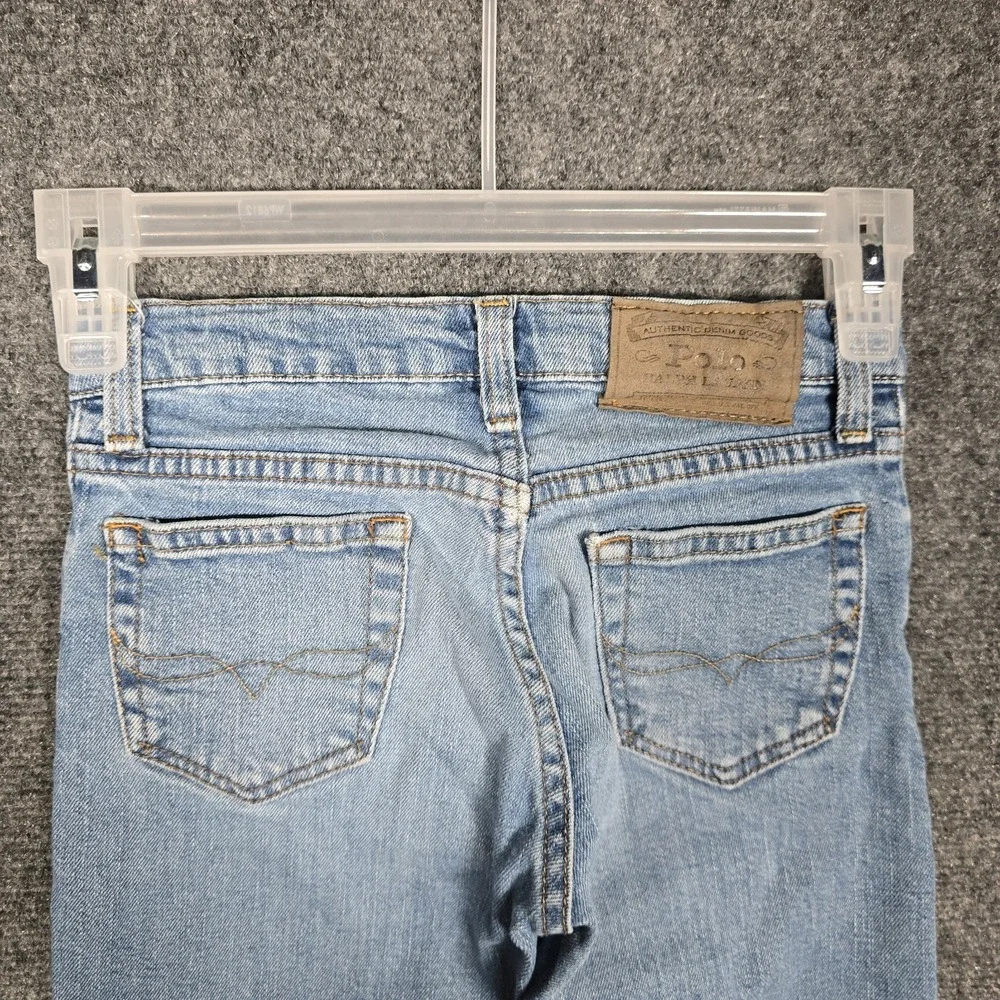 Polo Ralph Lauren Jeans Boys Size 7 The Hampton Straight Adjustable Waist Denim